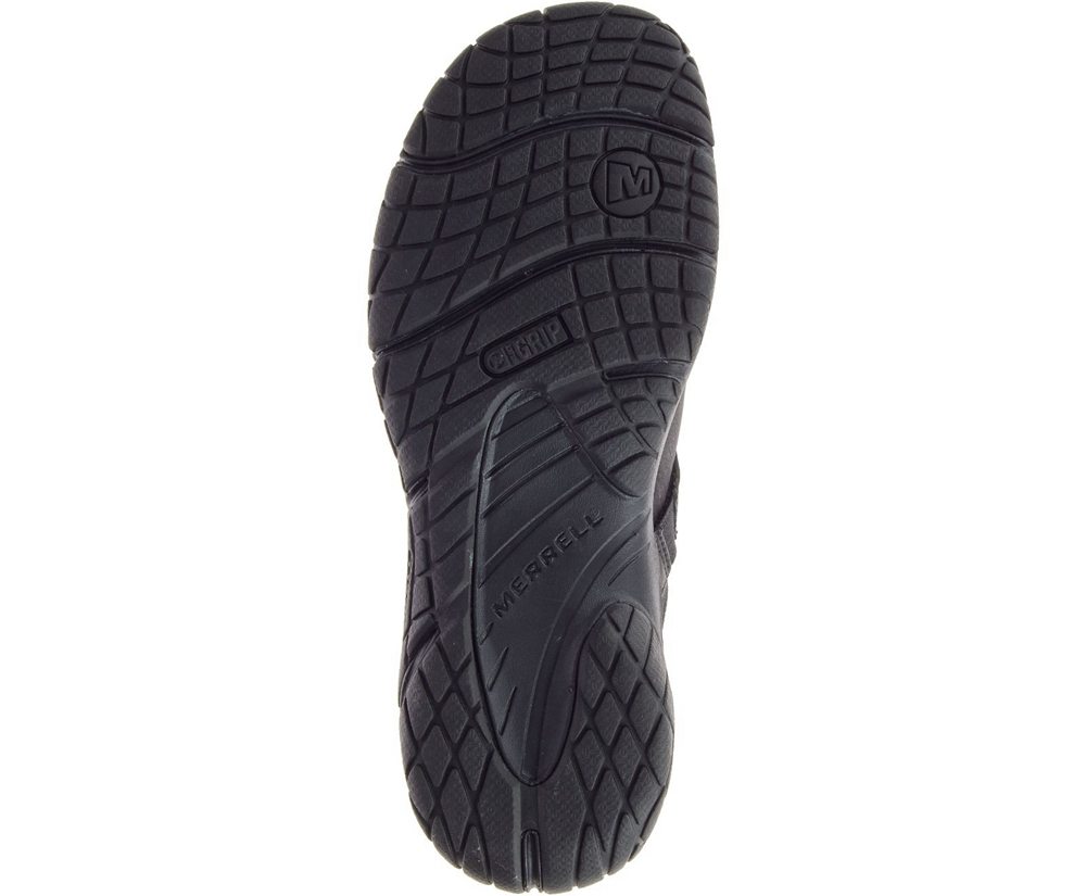 Merrell Slip Ons Damskie Czarne - Encore Slide 4 Skórzane - 814729-FAK